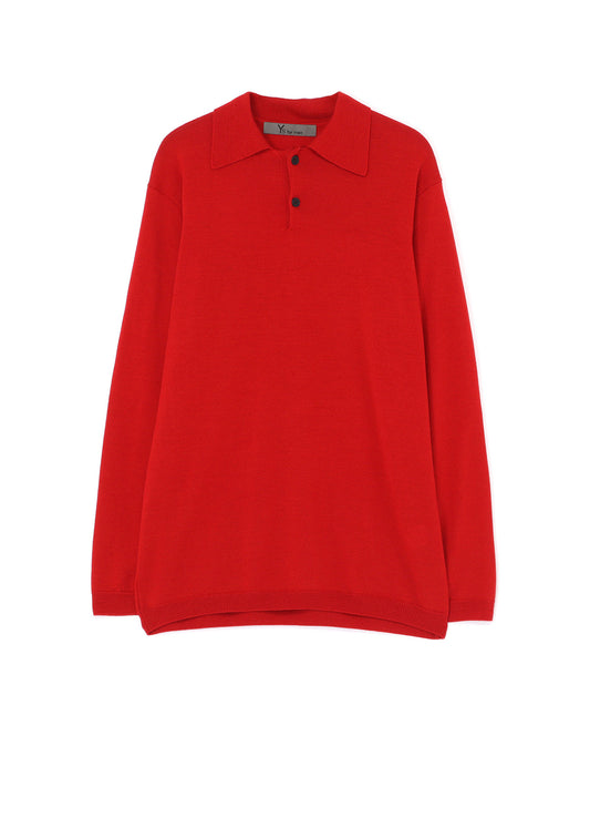 12G JERSEY Y's for men LOGO POLO KNIT