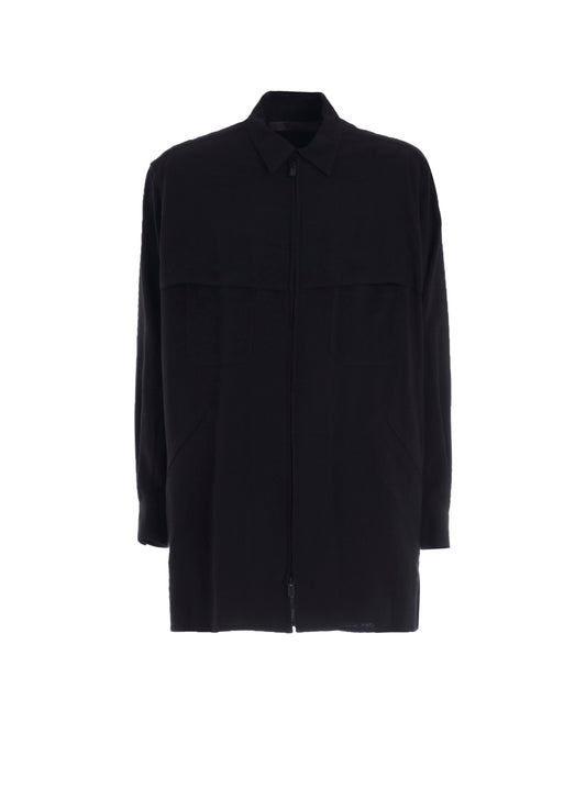RY/LI CLOTH FRONT ZIP SHIRT