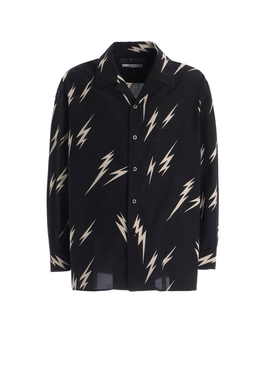 【Y's for men × MASSES】THUNDER BLEACH DYED LONG SLEEVE SHIRT