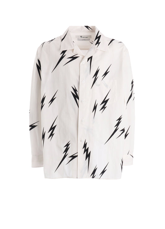 【Y's for men × MASSES】THUNDER PRINT LONG SLEEVE SHIRT