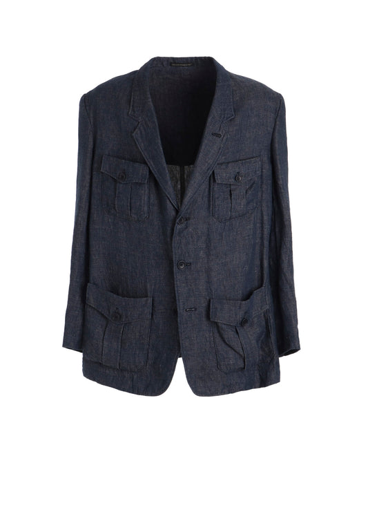 【PIECE UNIQUE】LINEN CHINO 4-POCKET JACKET