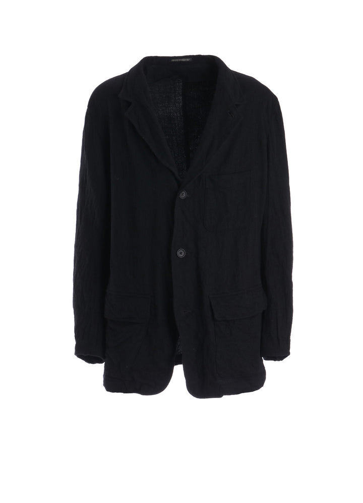 【Y's for men × MASSES】 SHRINK SERGE 3B JACKET