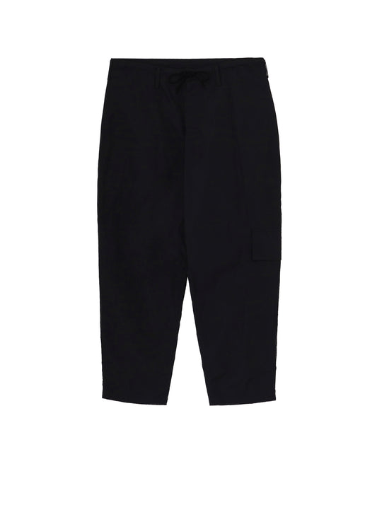 【PIECE UNIQUE】NYLON TAFFETA SIDE-TUCK STRING PANTS
