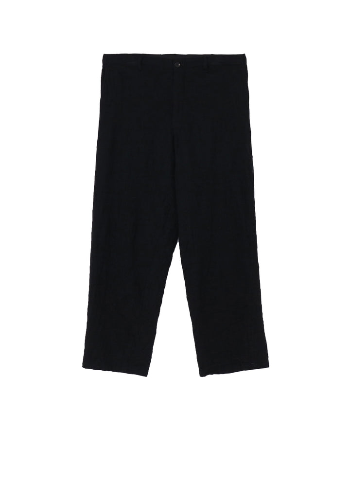 【Y's for men × MASSES】 SHRINK SERGE SIDE ELASTIC PANTS