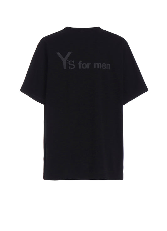 Y's for men BIG LOGO PRINT SHORT SLEEVE T-SHIRT