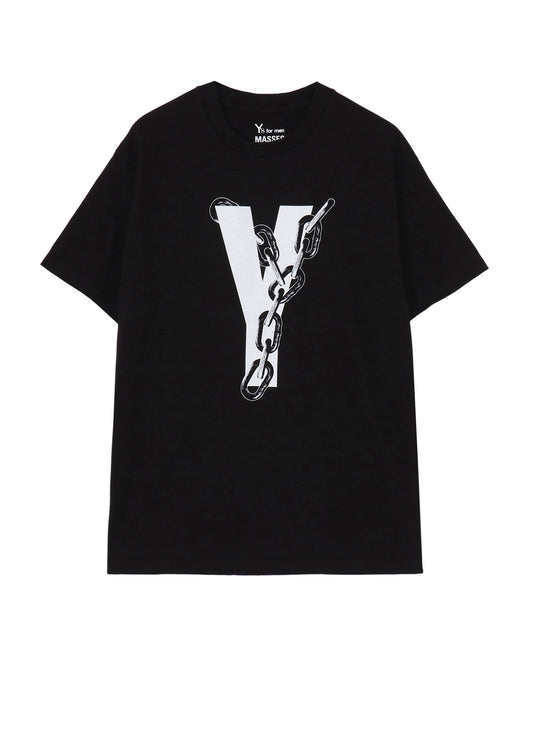 【Y's for men × MASSES】COTTON SINGLE PRINT ROUND NECK SHORT SLEEVE T