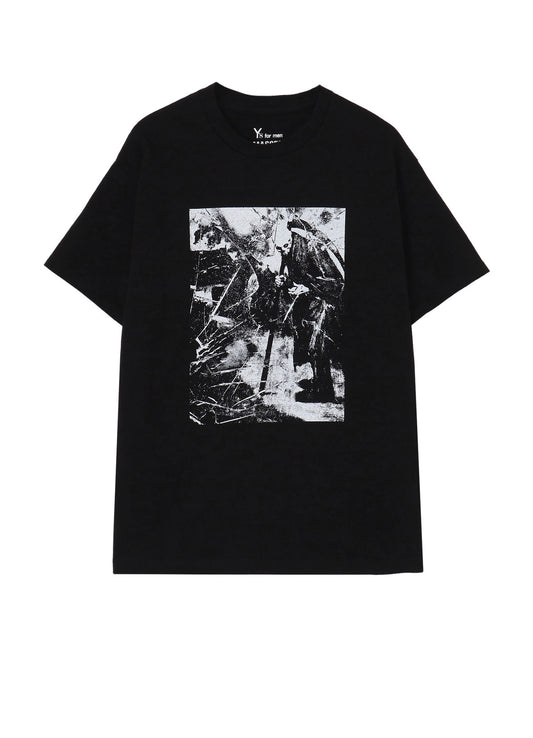 【Y's for men × MASSES】COTTON SINGLE PRINT ROUND NECK SHORT SLEEVE T
