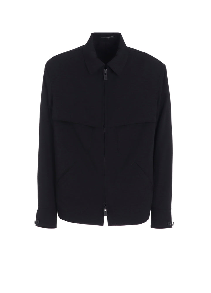WOOL GABARDINE STORM SHIELD BLOUSON