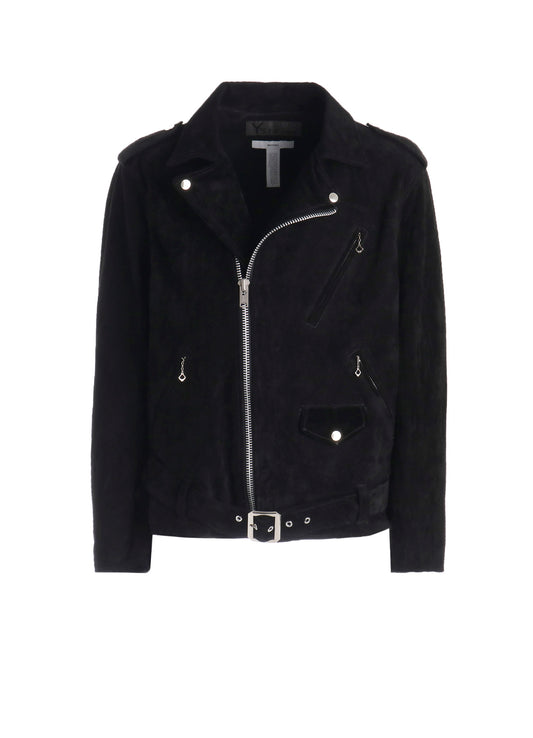 【Y's for men × MASSES】 SUEDE DOUBLE RIDERS JACKET