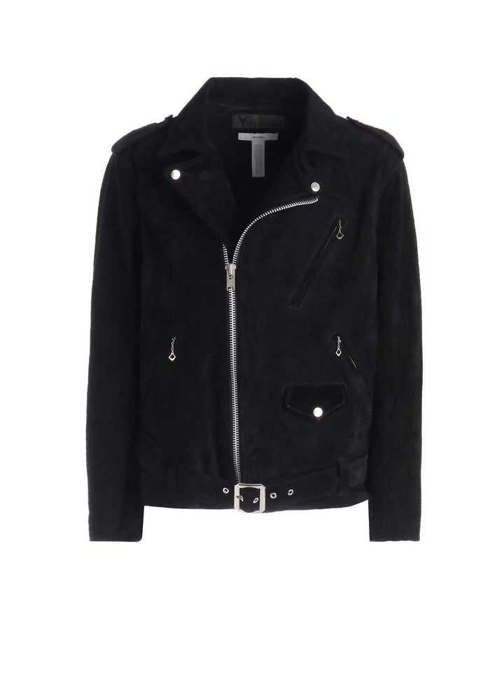 【Y's for men × MASSES】 SUEDE DOUBLE RIDERS JACKET