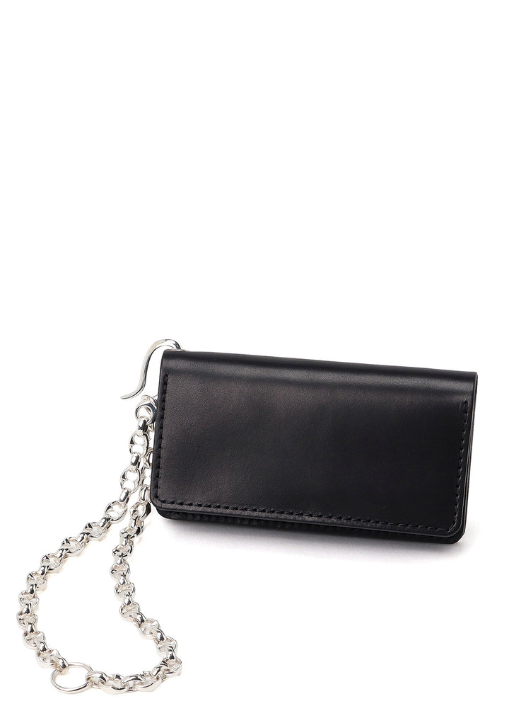 【Y's for men × MASSES】SADDLE LEATHER /SV LONG WALLET WITH CHAIN