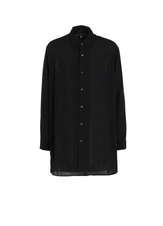 CELLULOSE LAWN LAYERED COLLAR SHIRT
