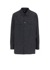 COTTON DUNGAREE SHIRT WITH DOUBLE ZIP POCKET