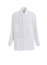 Y's for men x 120% LINO VELVET PANEL SHIRT