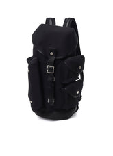 NO.8 BLACK CANVAS MILITARY DUFFLE BAG