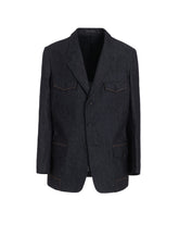 13oz DENIM JACKET WITH HEM LAYER