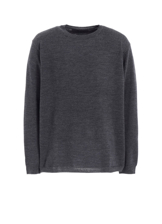 12G1P PLAIN STITCH ROUND NECK PULLOVER