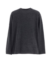 PANEL DESIGN ROUND NECK PULLOVER KNIT