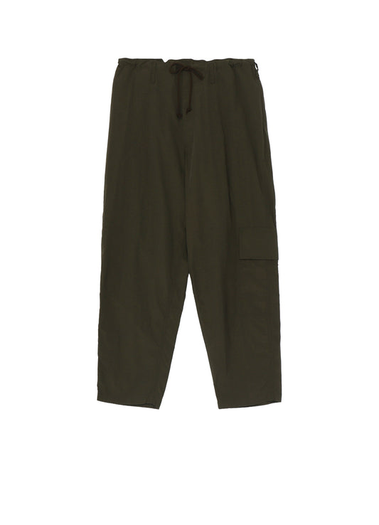 NYLON RIPSTOP SIDE-TUCK DRAWSTRING PANTS