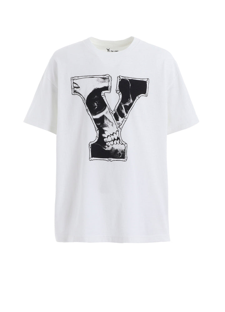 【Y's for men × MASSES】COTTON SINGLE PRINT ROUND NECK SHORT SLEEVE T