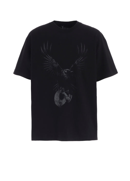 【Y's for men × MASSES】COTTON SINGLE PRINT ROUND NECK SHORT SLEEVE T