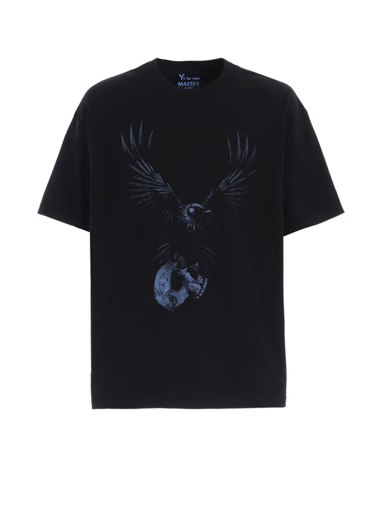 【Y's for men × MASSES】COTTON SINGLE PRINT ROUND NECK SHORT SLEEVE T