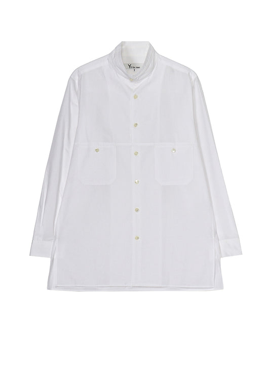 40 BROAD PANEL STAND COLLAR SHIRT