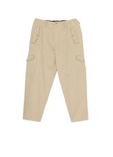 COTTON GABARDINE PANTS WITH FLAP POCKET