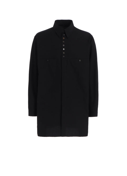 100/2 BROAD BUTTON SHIRT WITH SPARE COLLAR