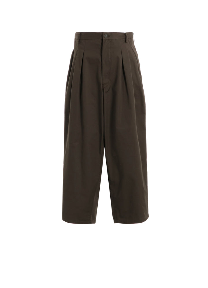 T/C TWILL PANTS WITH 12-TUCKS