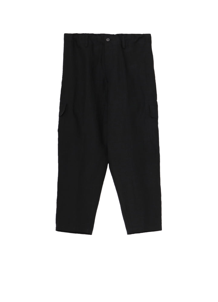 Y's for men x 120% LINO LINEN SIDE TUCK PANTS