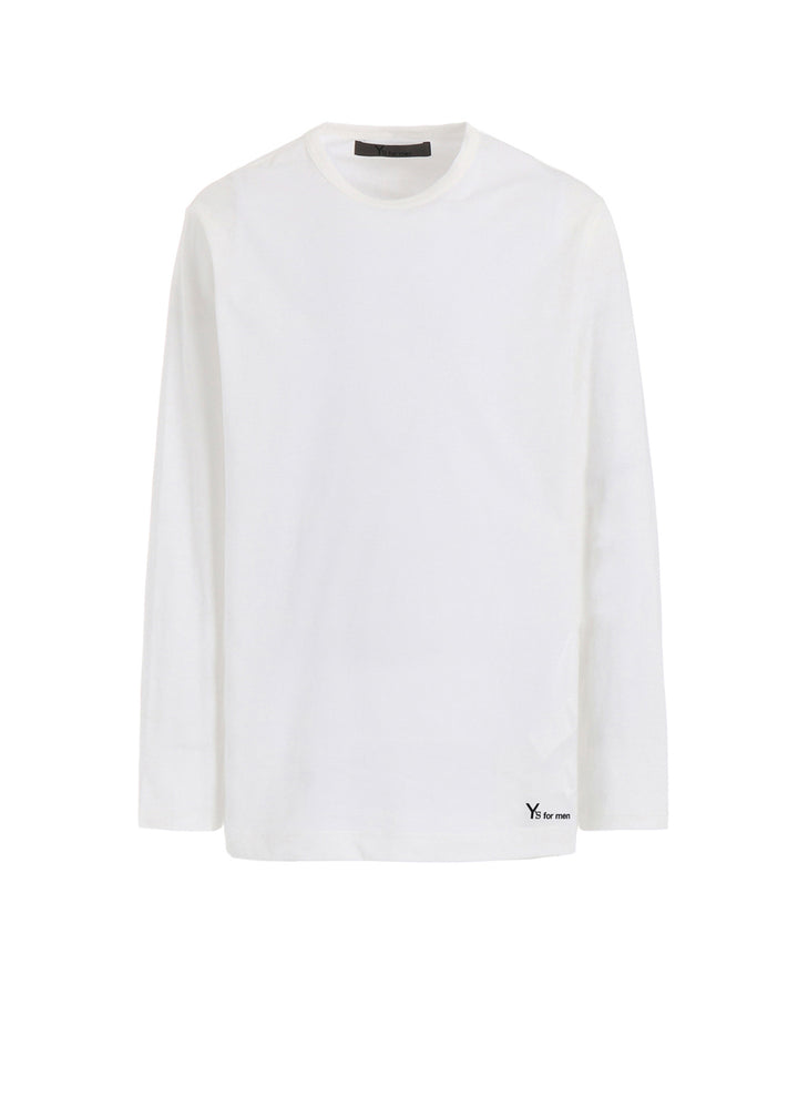 【12/6 10:00(JST) Release】Y's for men LOGO PRINT LONG SLEEVE T-SHIRTS