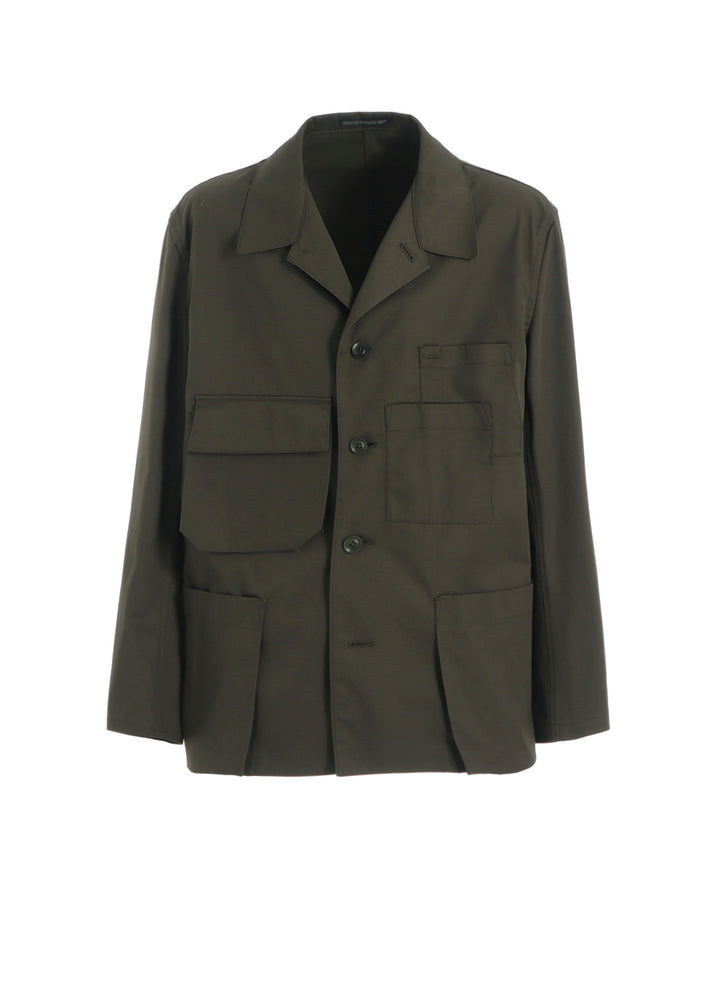 T/C TWILL LAYERED POCKET BLOUSON