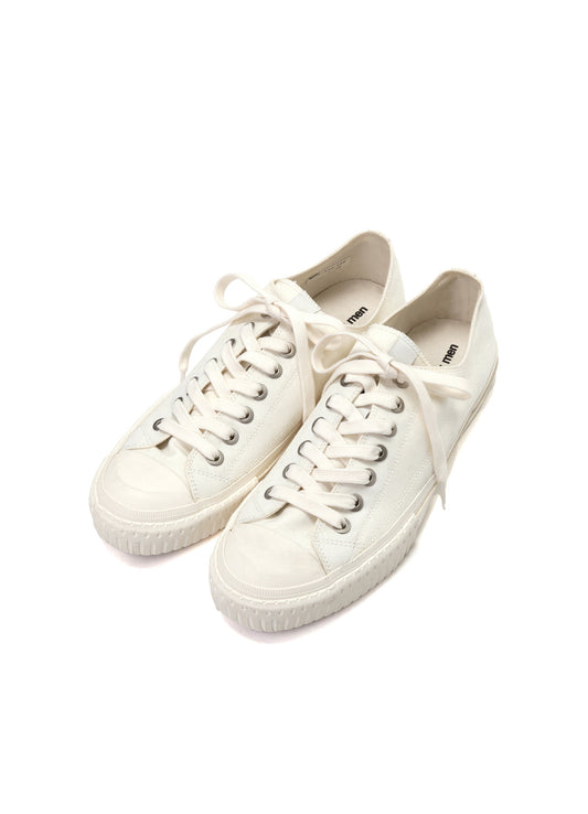 COTTON CANVAS LOW-TOP SNEAKERS