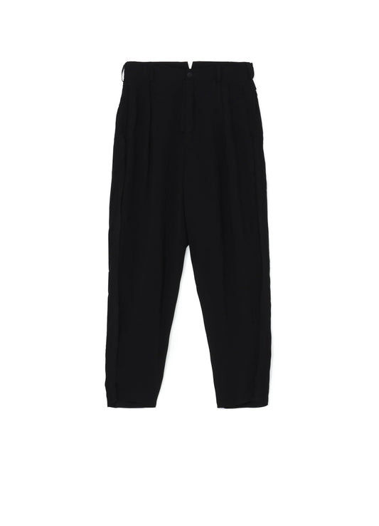 RAYON CAMBRIC SUSPENDER PANTS WITH SIDE DECORATIVE CLOTH