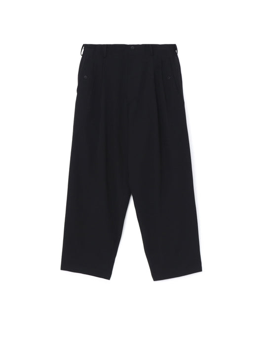 WOOL GABARDINE PANTS WITH TRIPLE STITCH IN SIDE