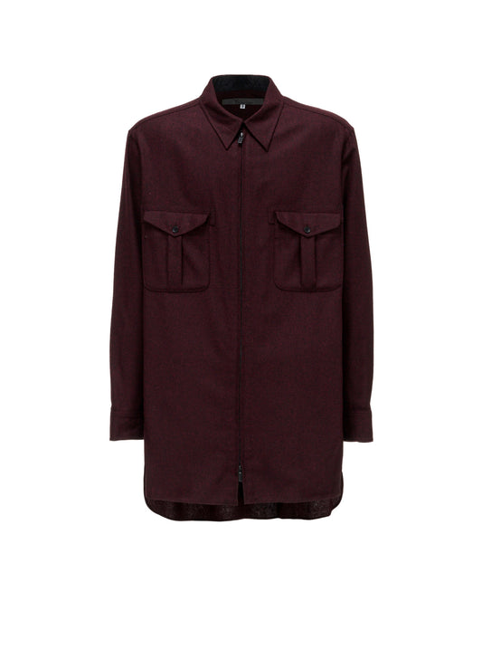 FRONT ZIP BLOUSE