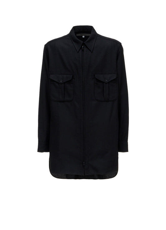 FRONT ZIP BLOUSE
