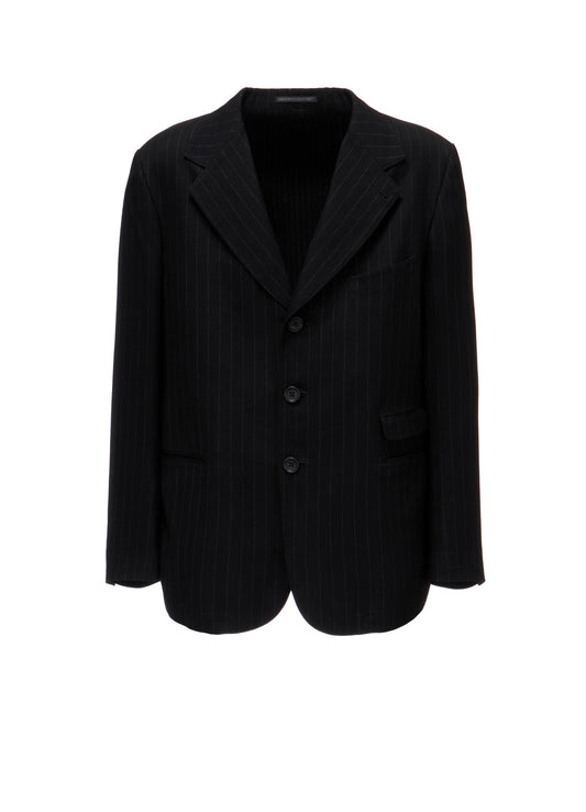 STRIPED 3-BUTTON JACKET
