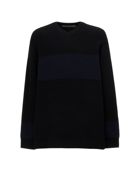 COLOR COMBI V NECK PO