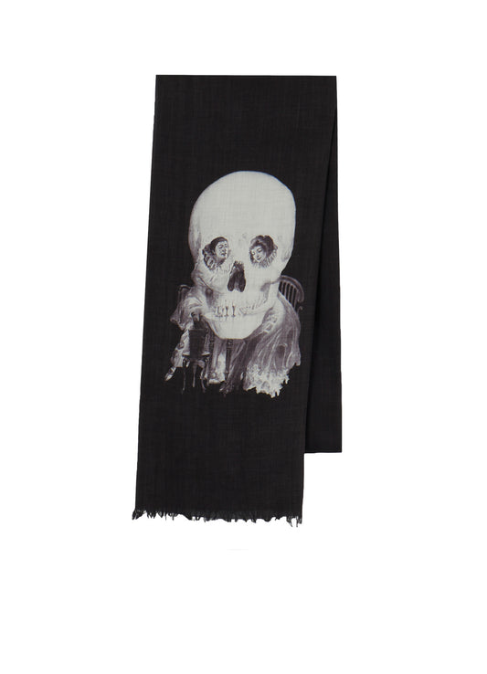 SKULL PRINT STOLE TYPE2
