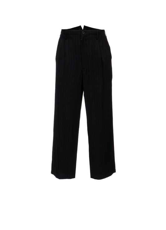 STRIPED SUSPENDER COIN POCKET PANTS