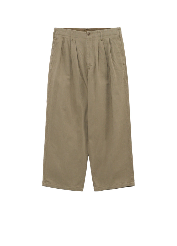 SPOTTED KATSURAGI 6 TUCKS PANTS