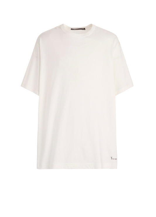 Y's for men LOGO PRINT SHORT SLEEVE T-SHIRT