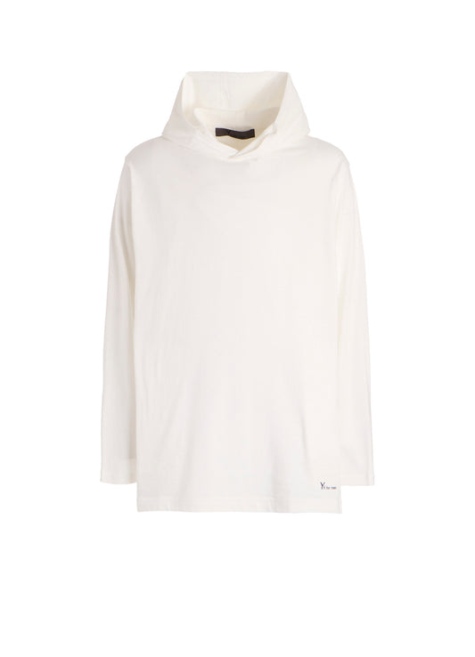 Y's for men LOGO PRINT HOODIE