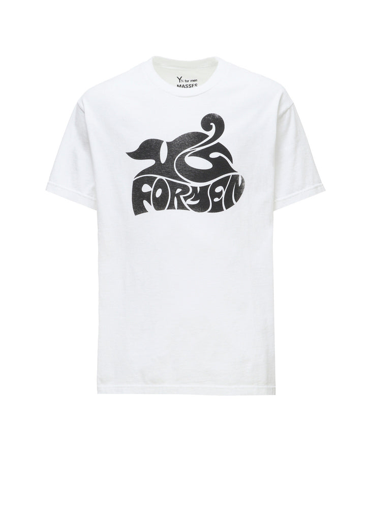 【Y's for men × MASSES】PUZZLE PRINT SHORT SLEEVE T-SHIRT