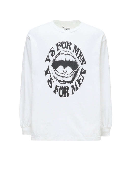 【Y's for men × MASSES】LIPS PRINT LONG SLEEVE T-SHIRT