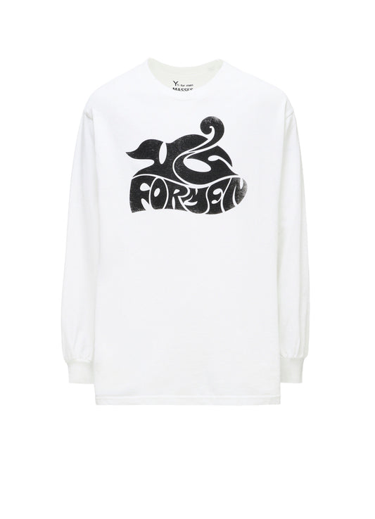 【Y's for men × MASSES】PUZZLE PRINT LONG SLEEVE T-SHIRT