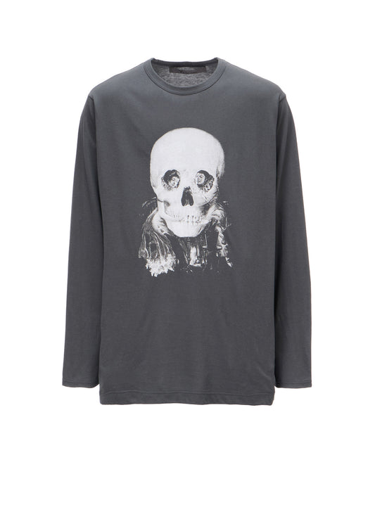 SKULL PRINT LONG SLEEVE T-SHIRT