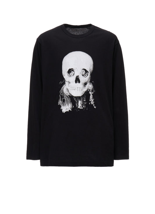 SKULL PRINT LONG SLEEVE T-SHIRT